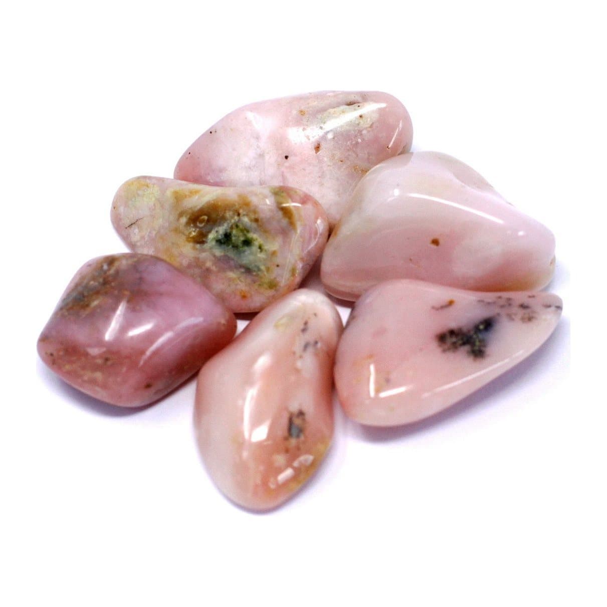 Medium Peruvian opal tumble stone, a crystal gift