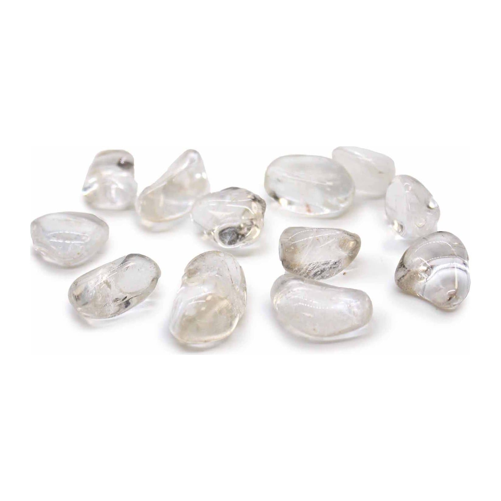 Medium rock crystal tumble stones, pack of 24