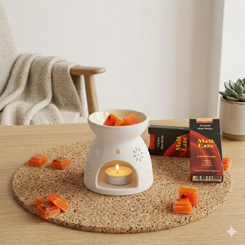 Carnelian Fire spiced orange wax melts, 50 g pack