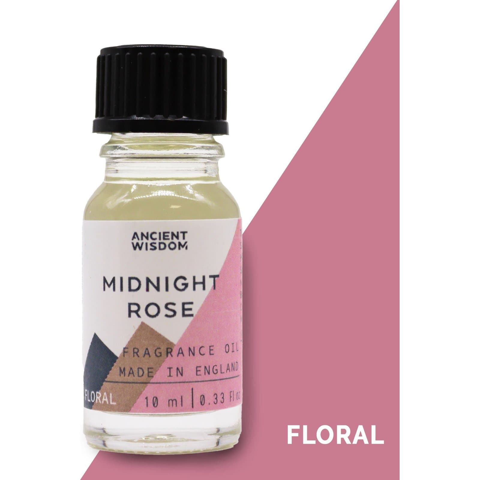 Two 10 ml bottles of Midnight Rose fragrance oil