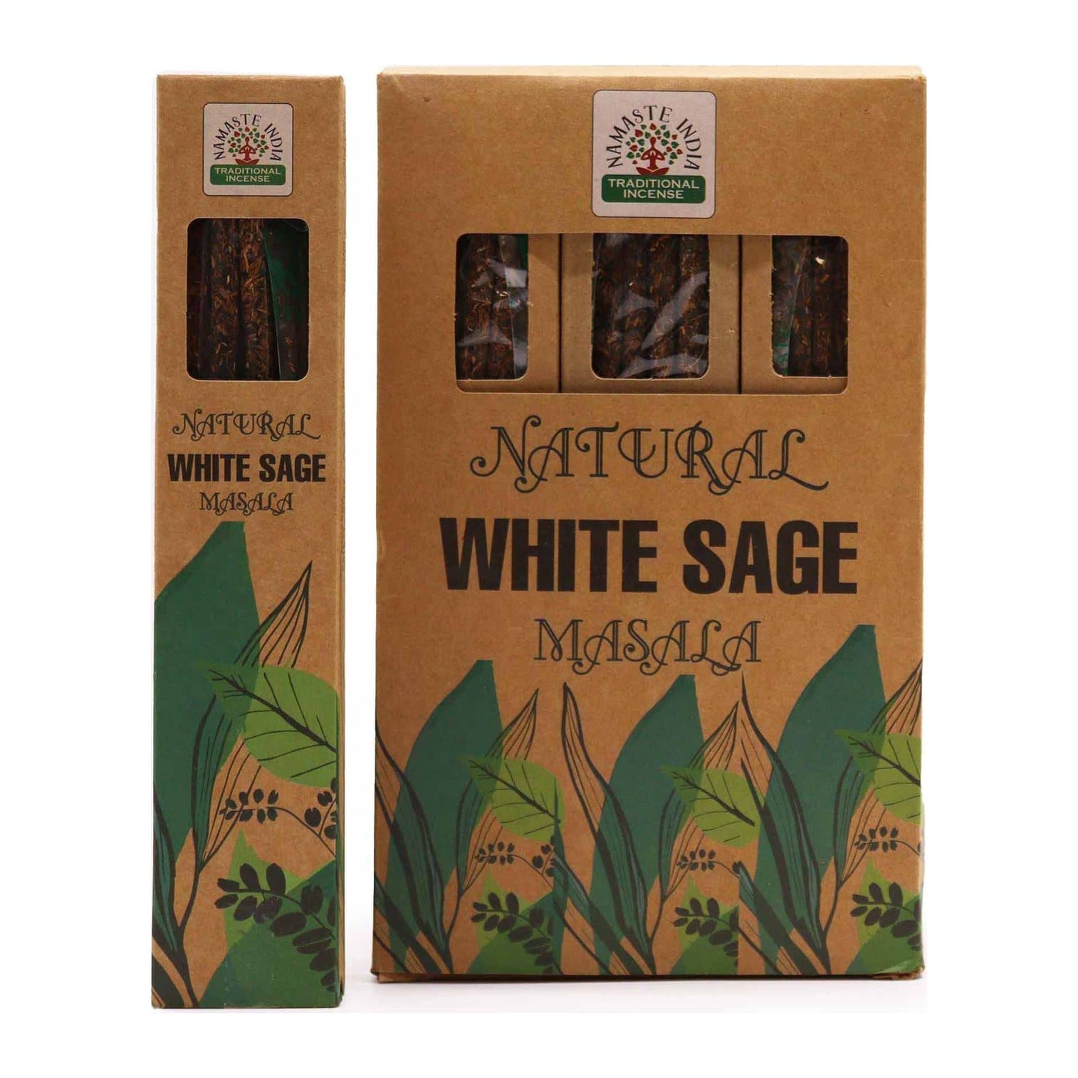 White Sage masala incense sticks, pack of 2
