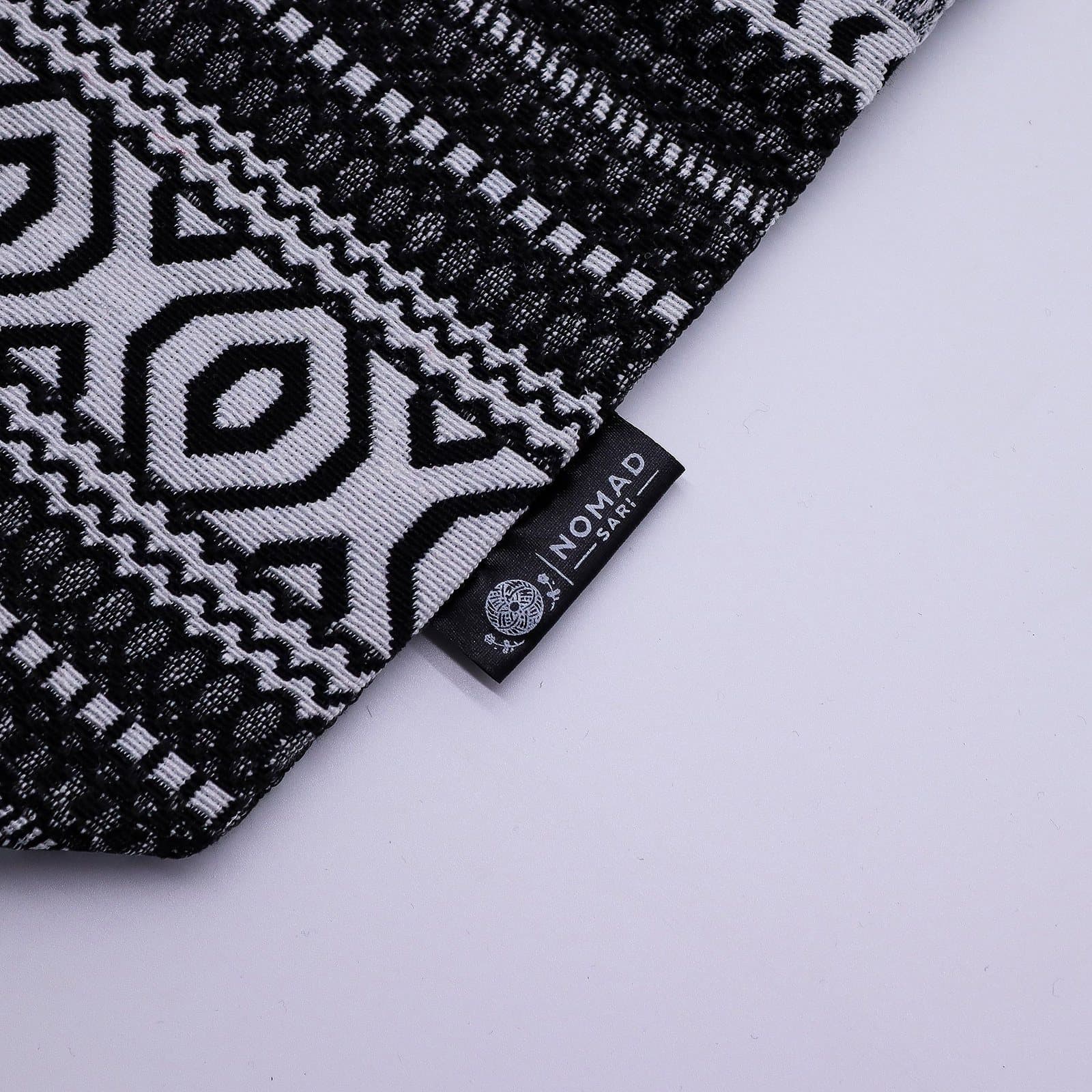 Urban Caravan monochrome jacquard carryall bag with long shoulder strap