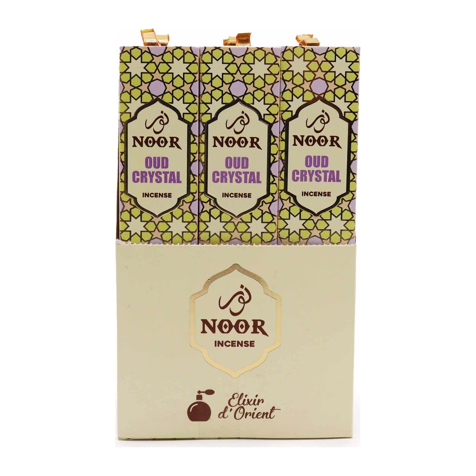 Noor Oud Incense Crystal, pack of 2