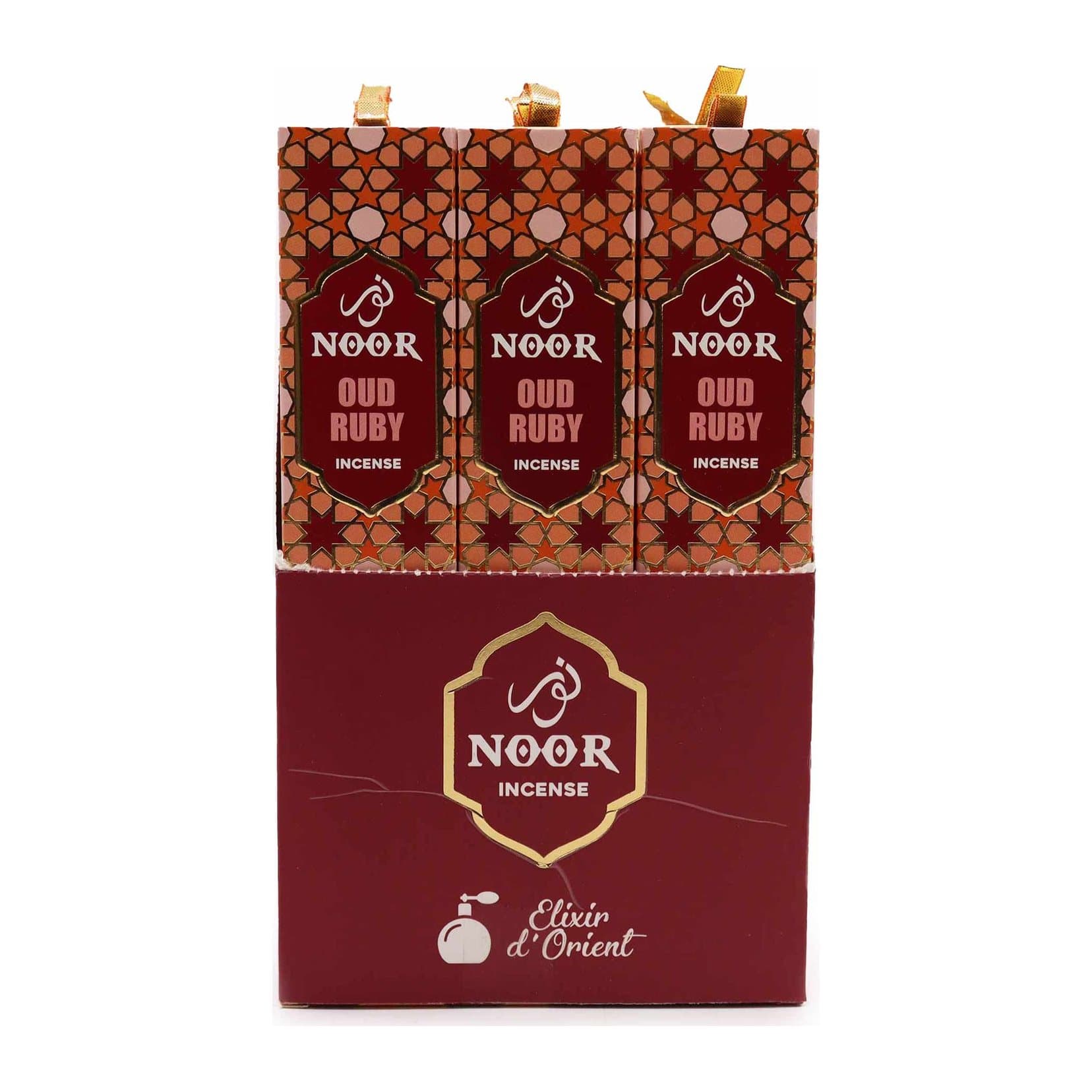 Noor Oud Incense Ruby, pack of 2