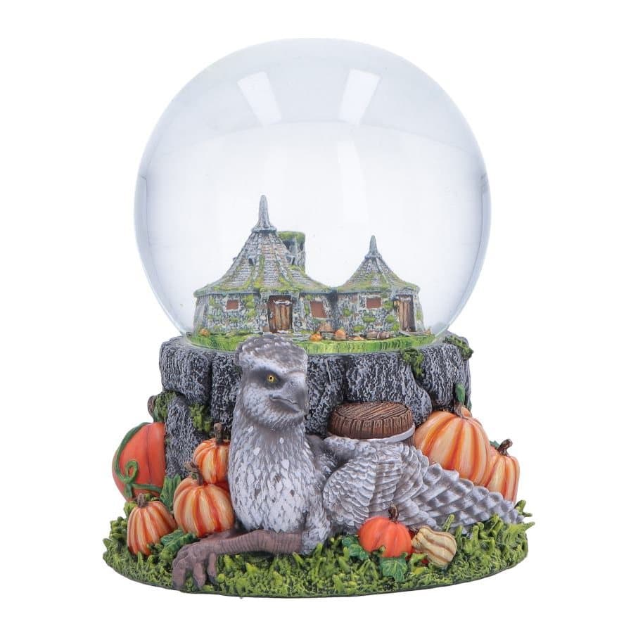 Harry Potter Hagrid's Hut snow globe with a hand-painted hut inside