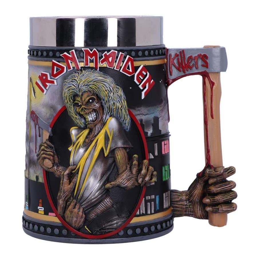 Iron Maiden Killers Eddie resin tankard with axe handle
