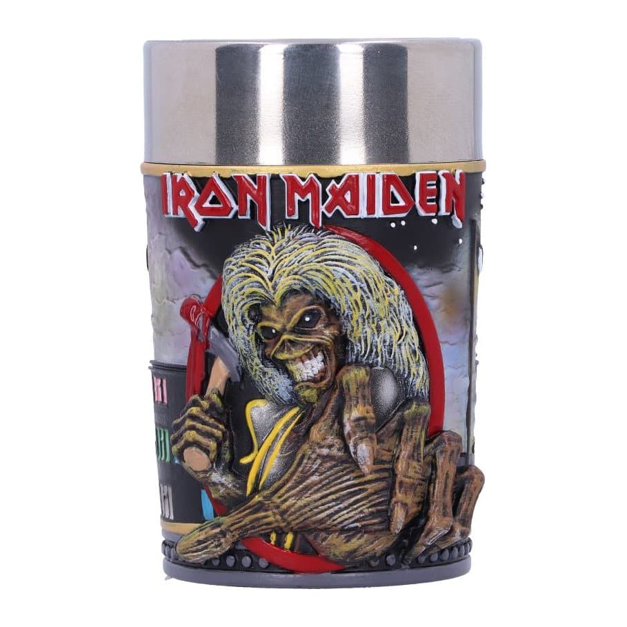 Iron Maiden Killers Eddie shot glass with axe and victim