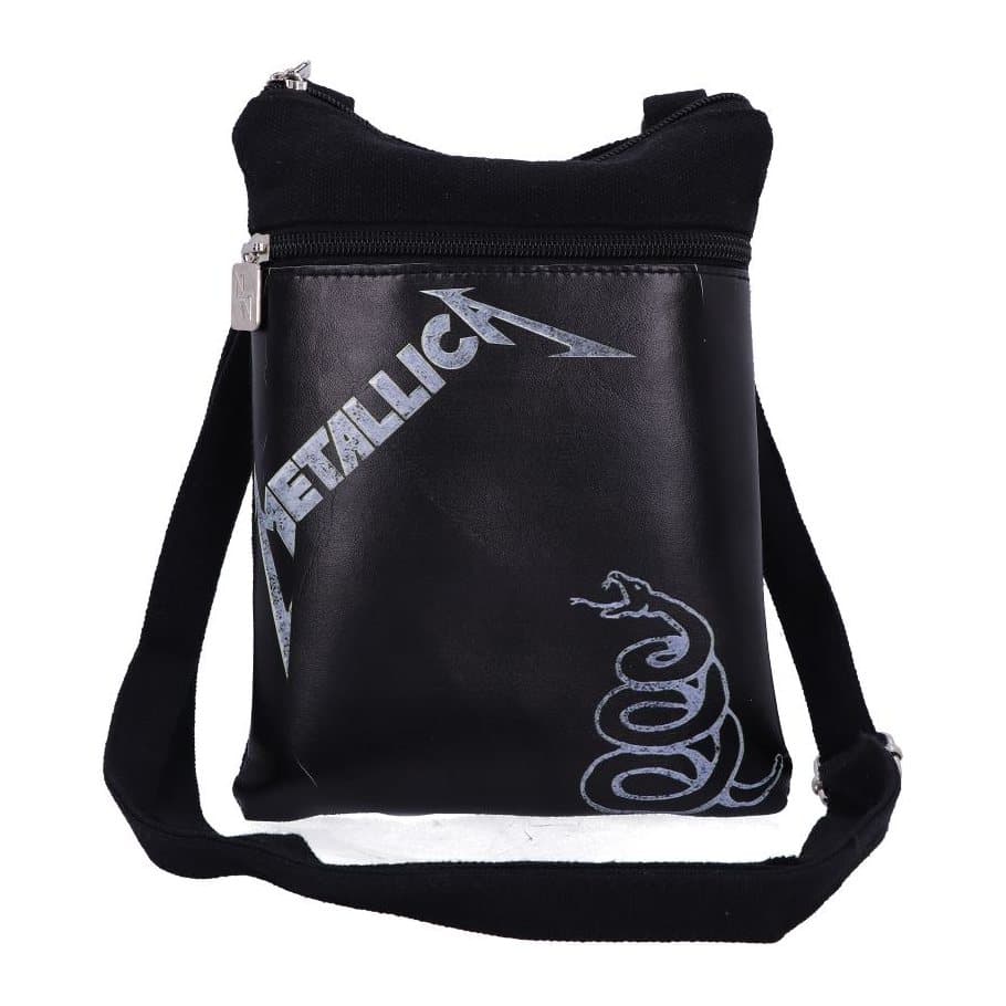 Metallica Black Album shoulder bag with gravestone artwork