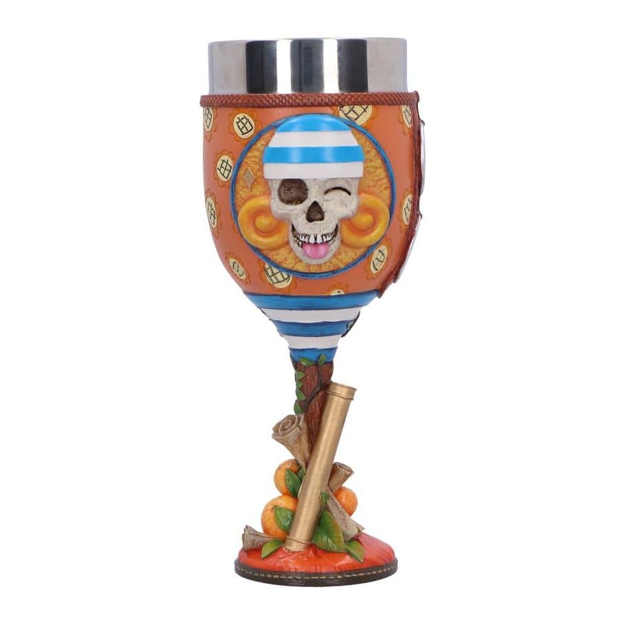 One Piece Nami goblet with a sculpted resin exterior