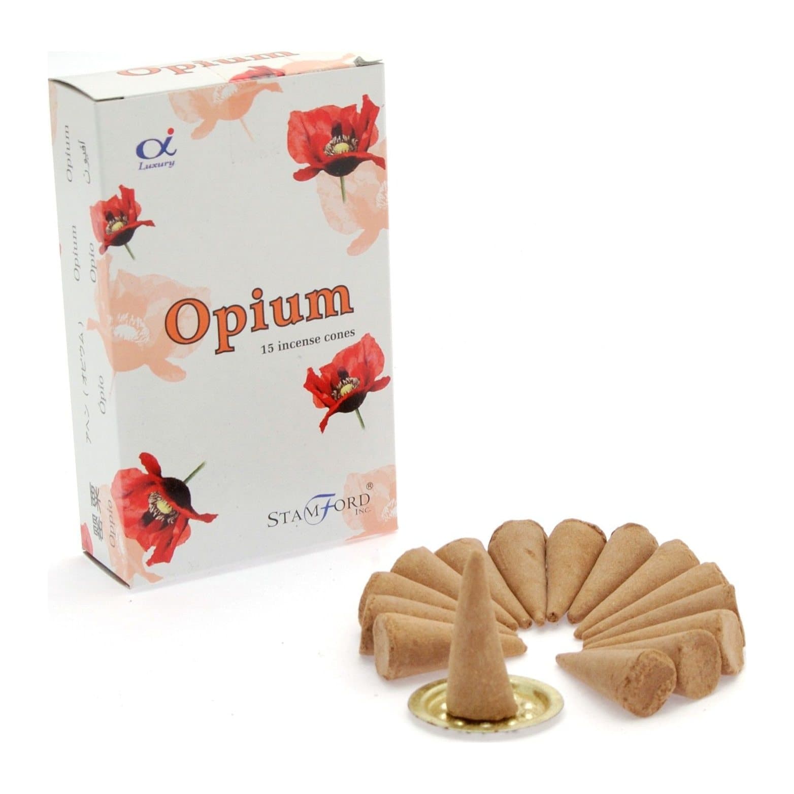 Opium incense cones, pack of 2, Stamford Premium Incense Cones