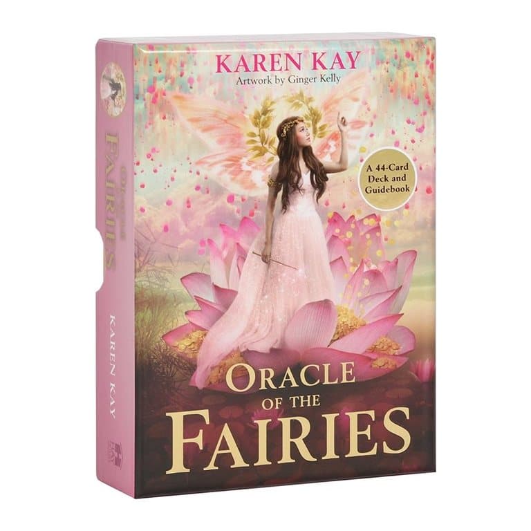 Oracle of the Fairies oracle card deck in its picture box