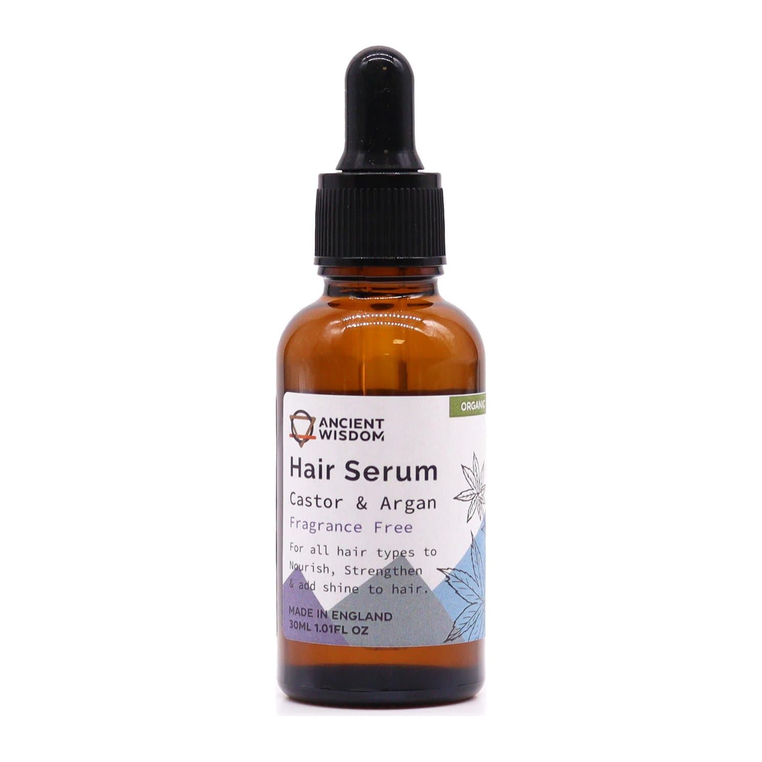 30 ml organic unfragranced hair serum