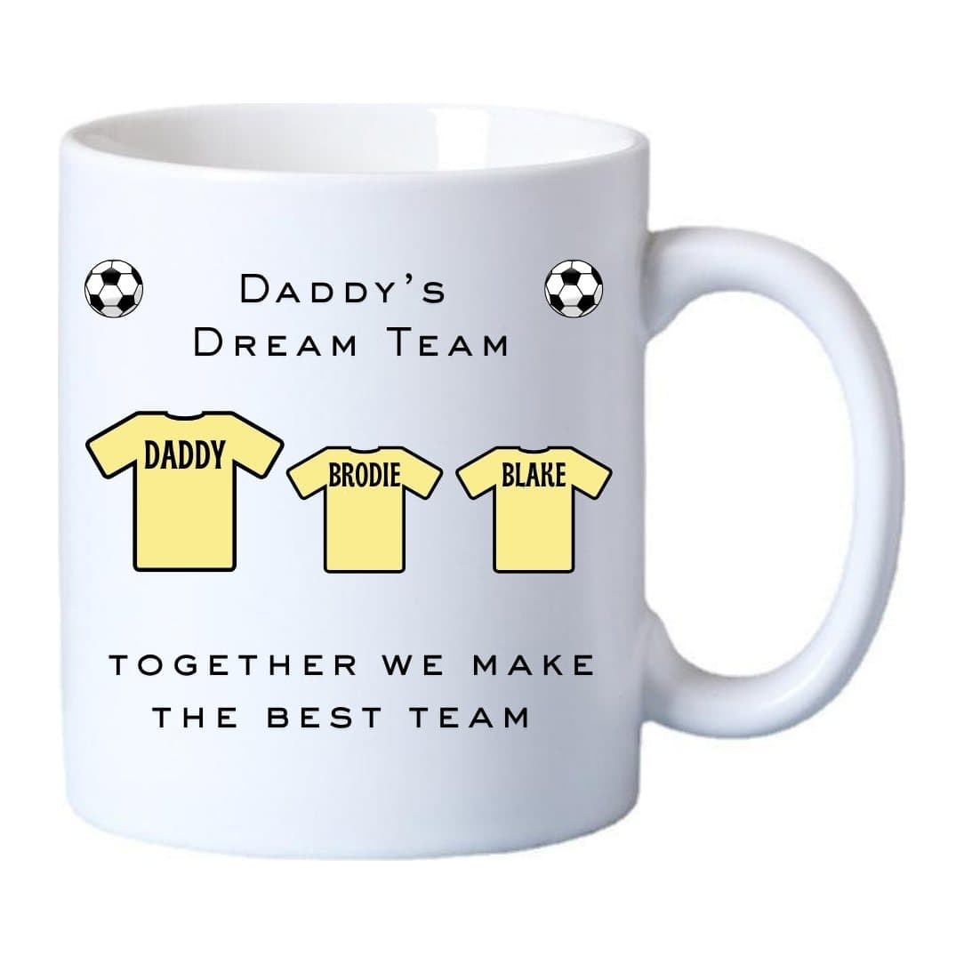 Personalised Dad ceramic mug with a Dad design