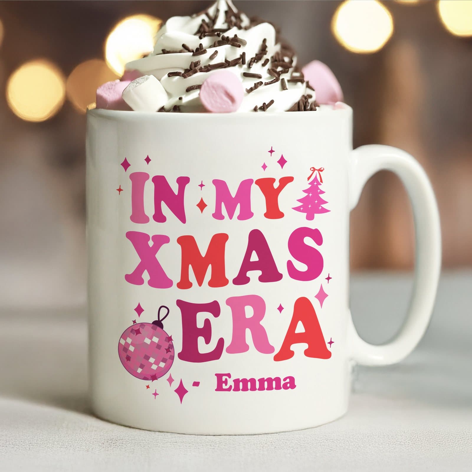 Personalised In My Christmas Era mug
