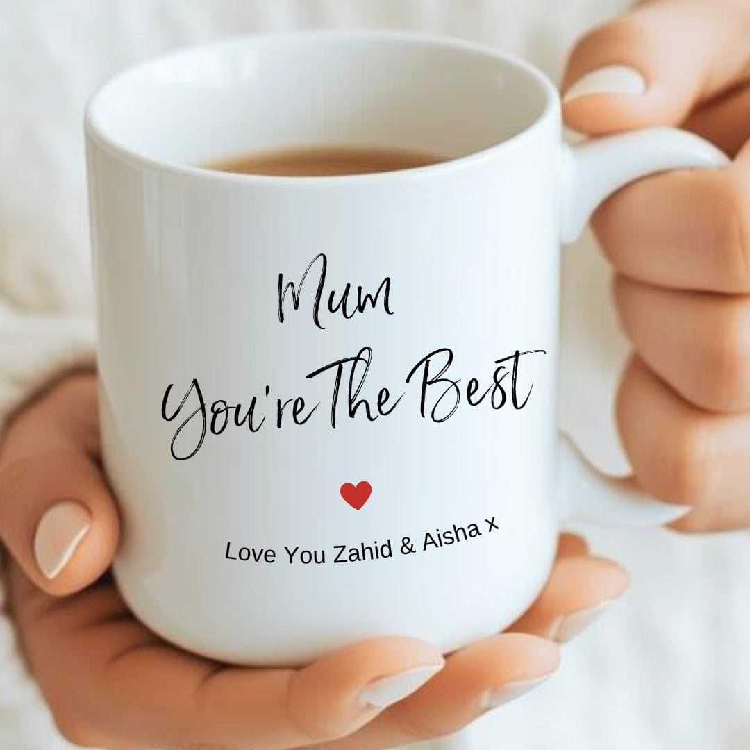 Ceramic mug with a special Mum design