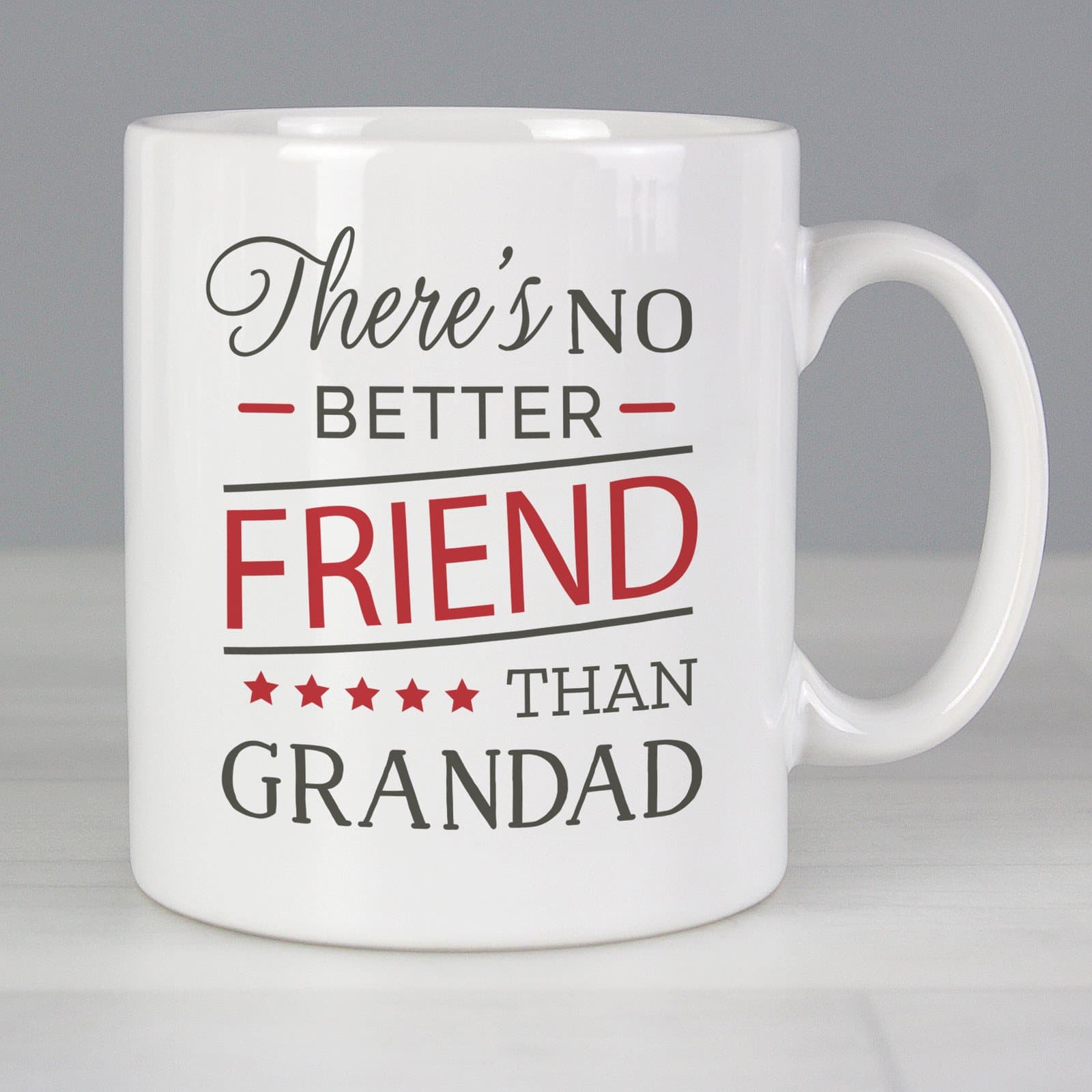 Personalised no better friend than Grandad mug