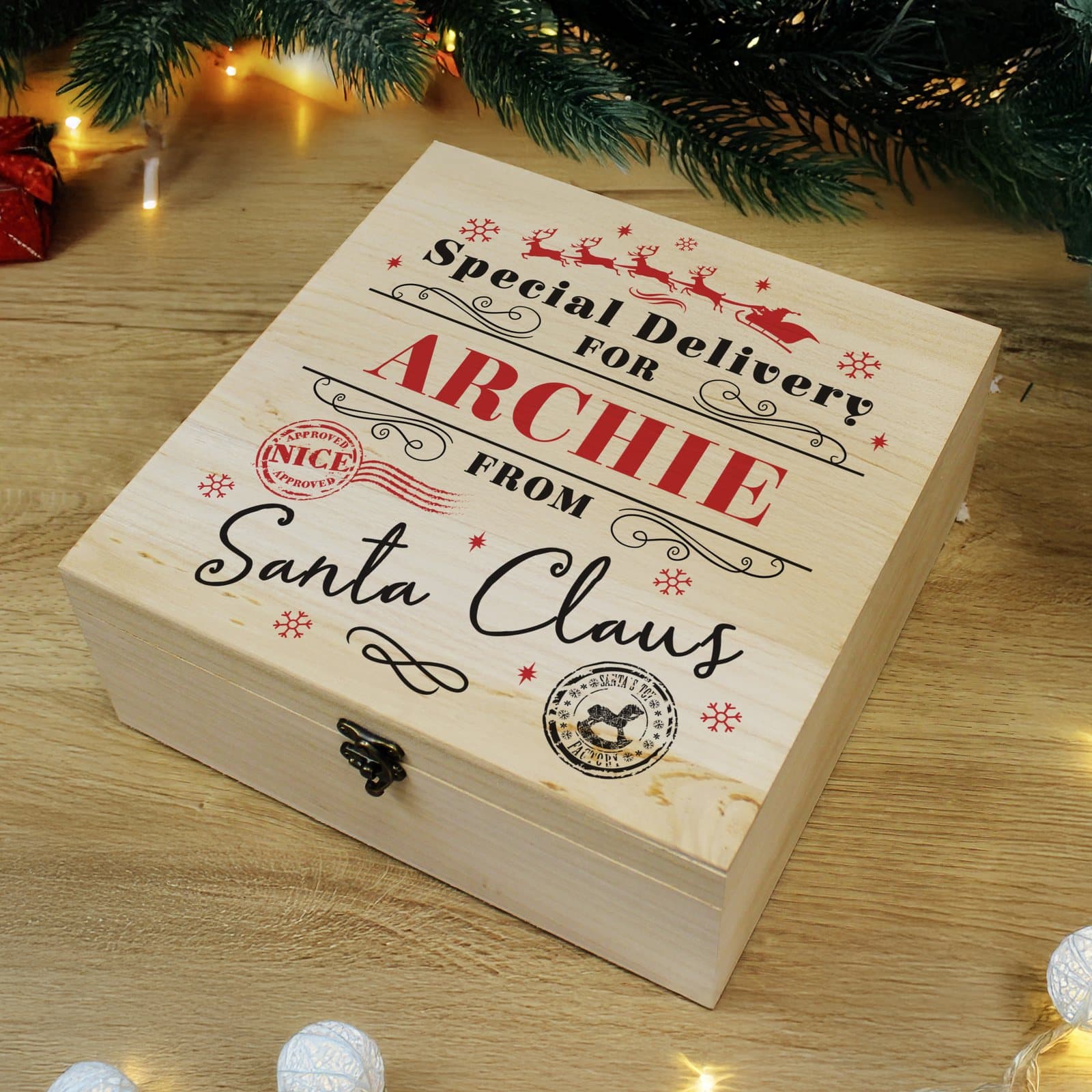 Personalised Special Delivery Christmas Eve box