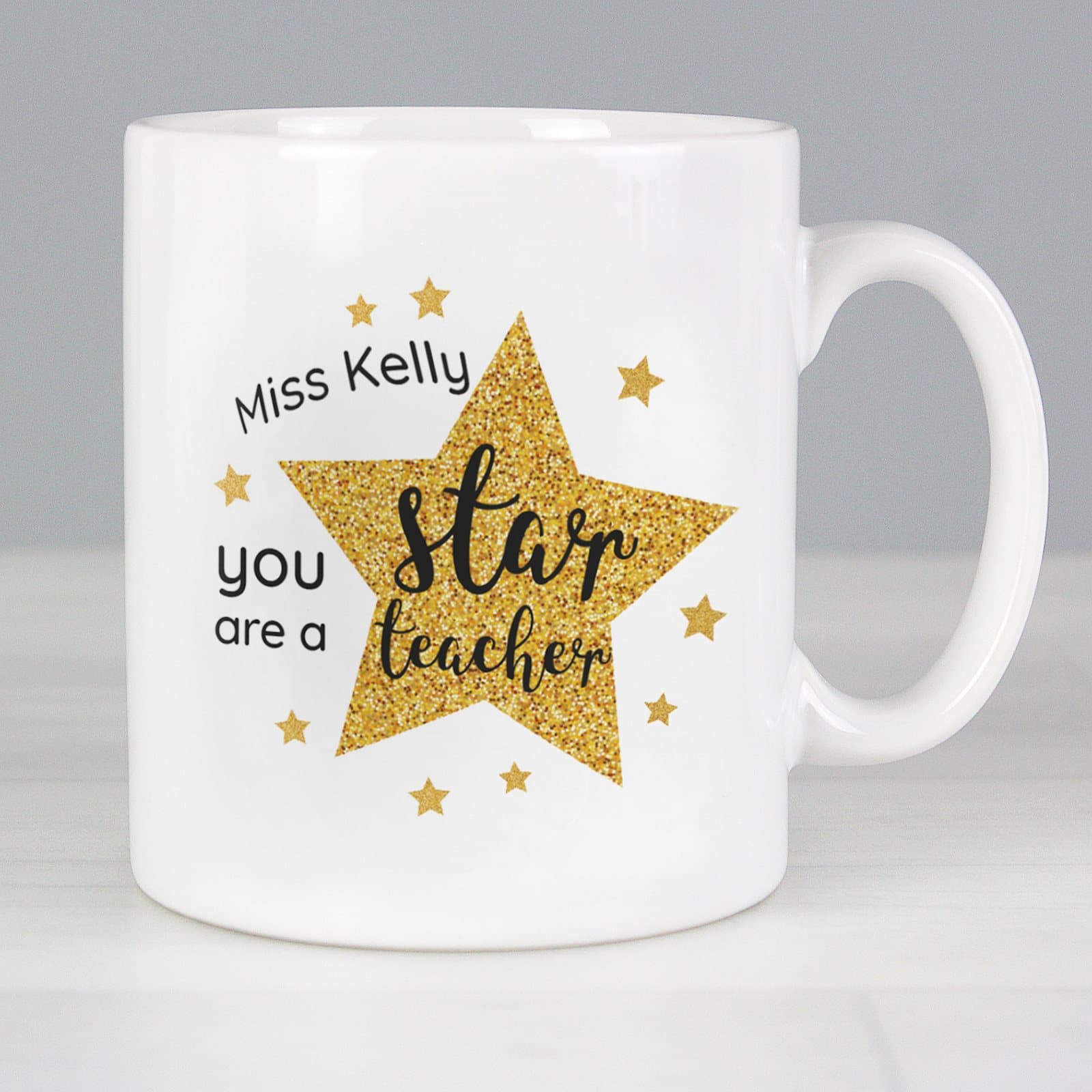 Personalised thank you teacher mug