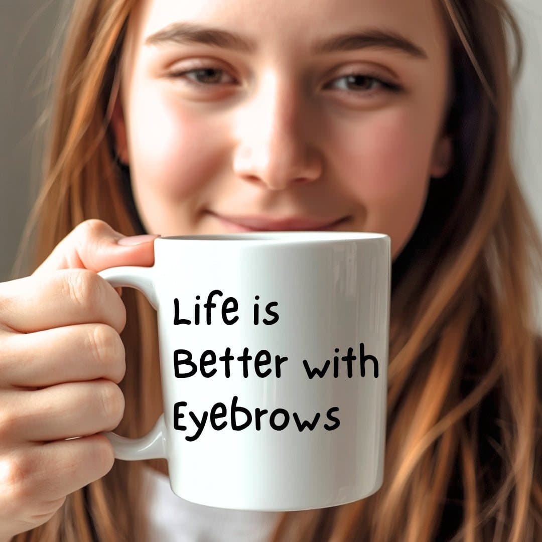 Personalised funny ceramic mug with the You're Own Words Funny design