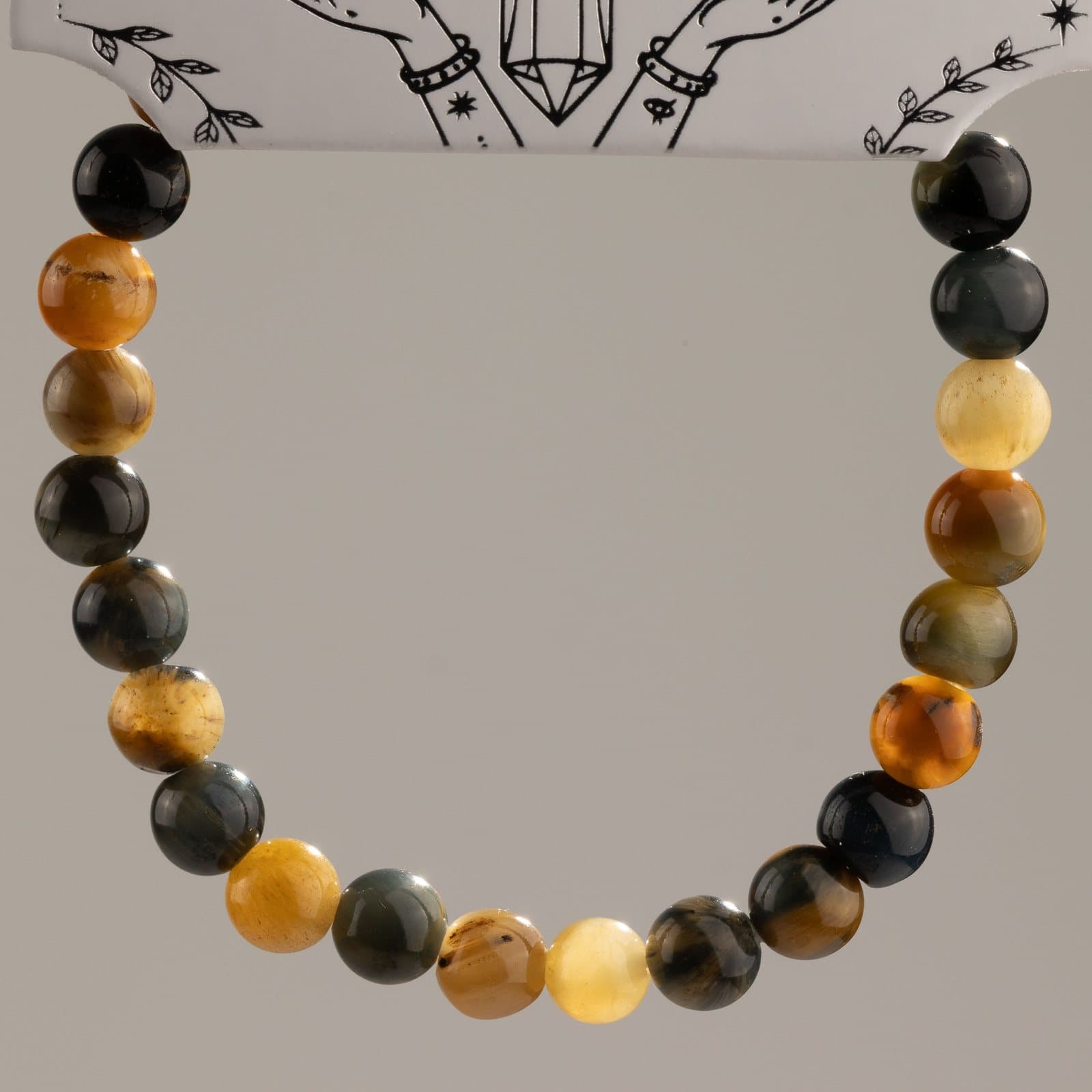 Petite Dream Tigereye bracelet of polished golden brown 6mm beads