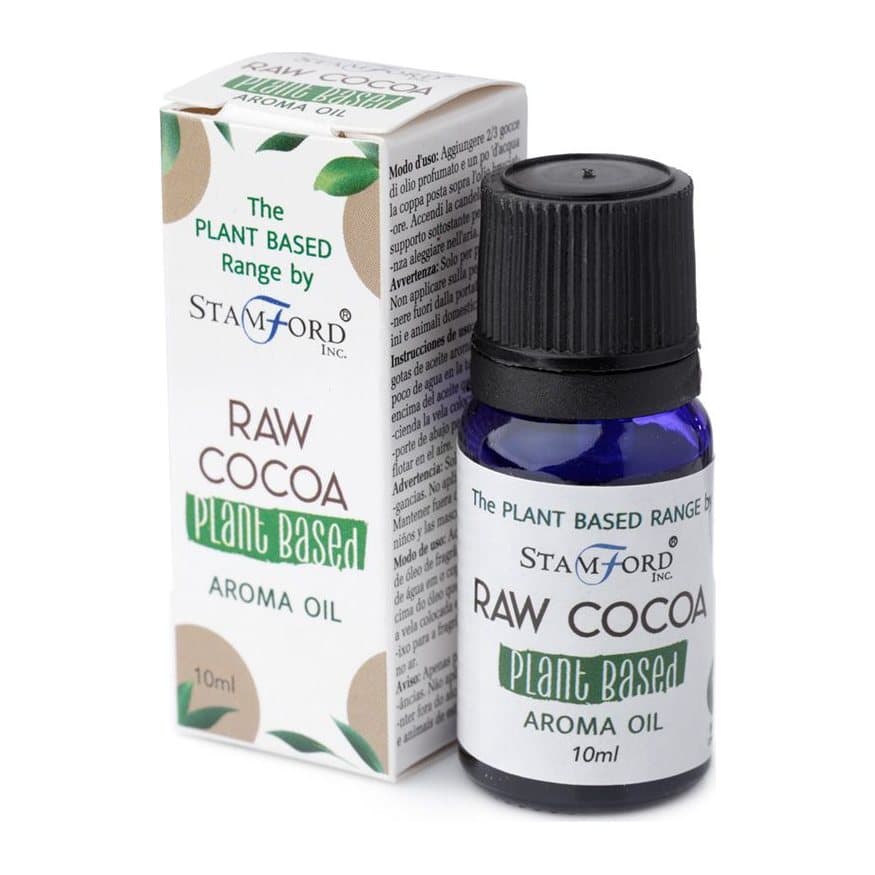 Plant based aroma oil in the Raw Cocoa scent, pack of 3