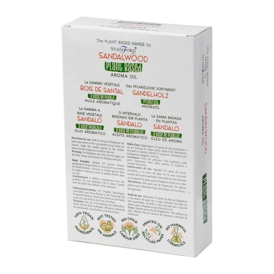 Plant Based Aroma Oil in sandalwood scent, pack of three