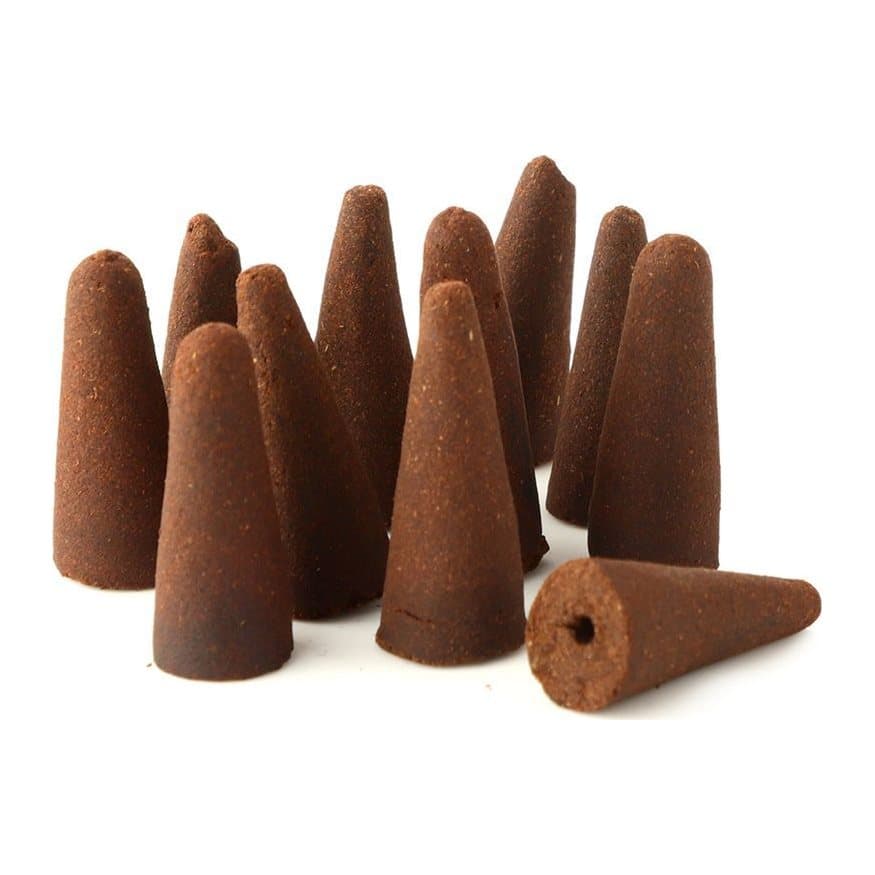 Apple and cinnamon backflow incense cones, pack of 3