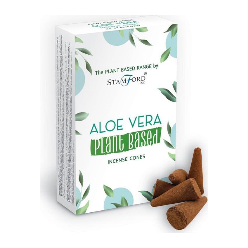 Aloe vera plant based incense cones, pack of 5