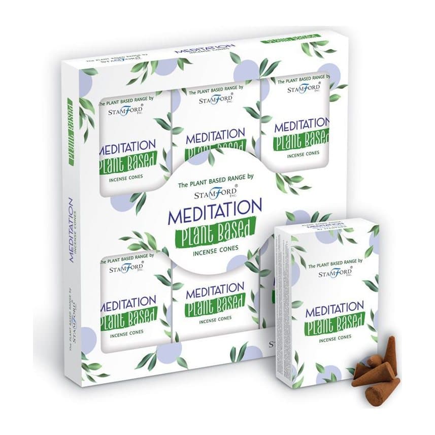 Pack of 5 Meditation plant based incense cones