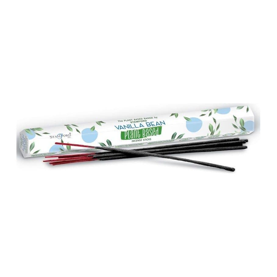 Pack of 5 plant-based vanilla bean incense sticks
