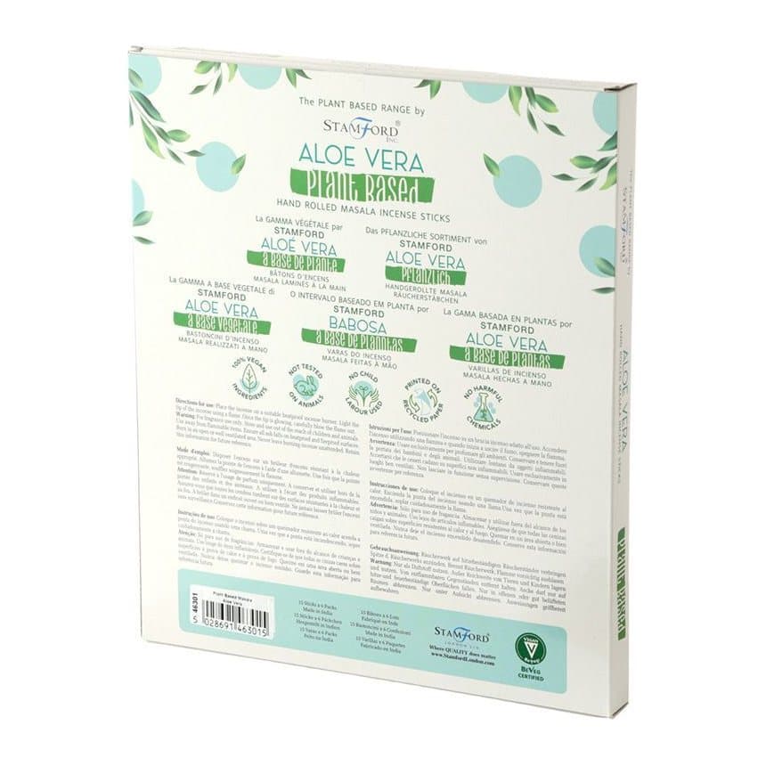 Pack of aloe vera masala incense sticks