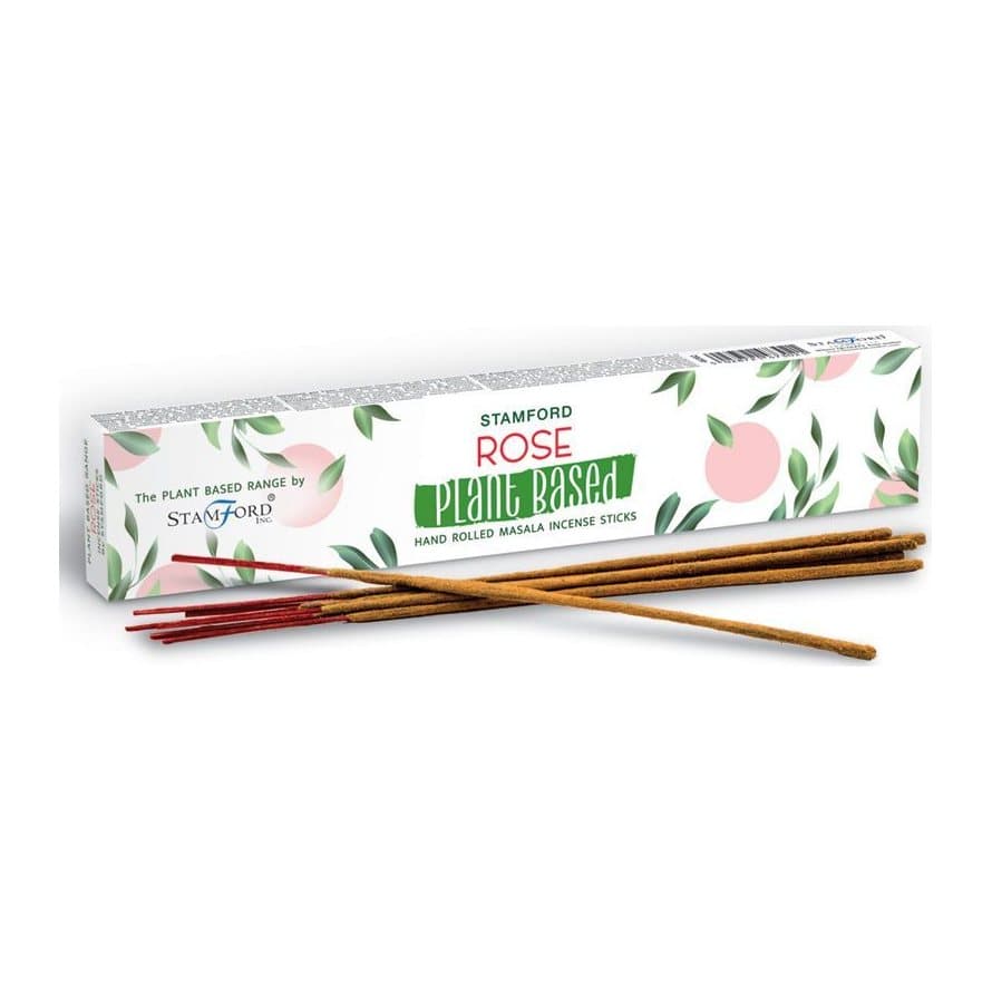 Pack of 5 rose masala incense sticks in the Plant Based Masala range