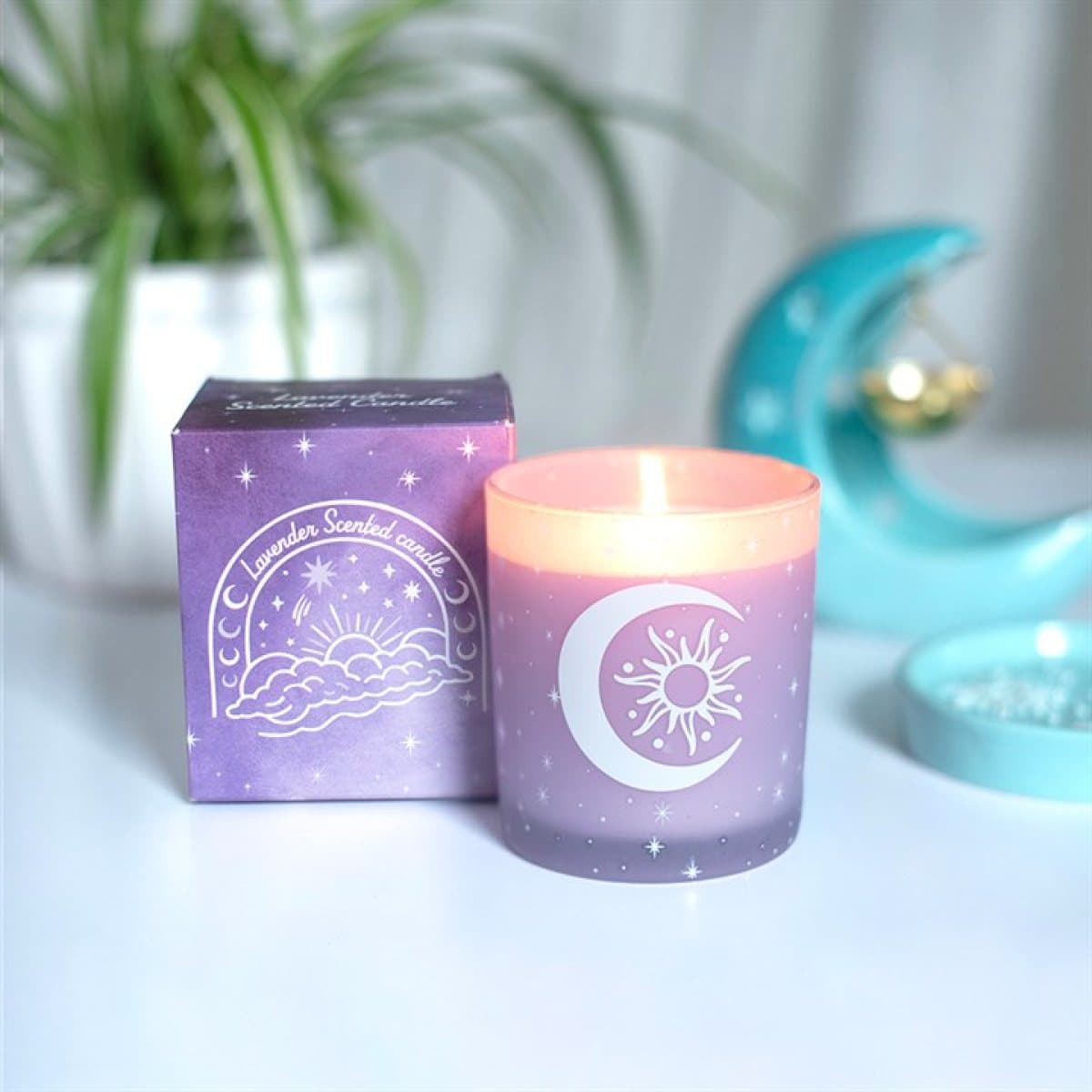 Purple Pastel Skies lavender candle