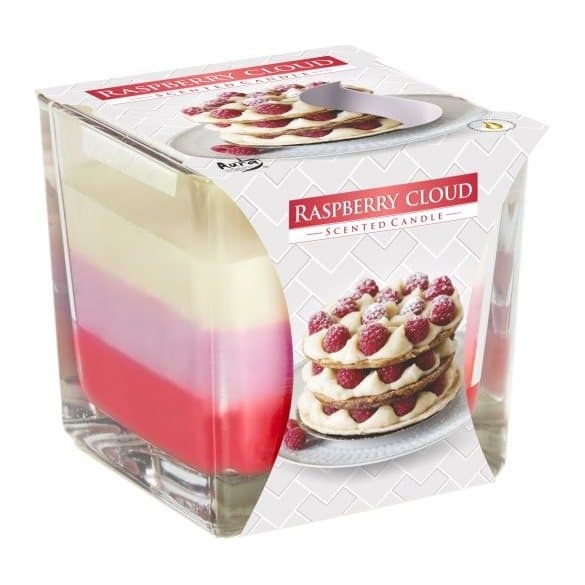 Rainbow Jar Candle Raspberry Cloud, pack of two