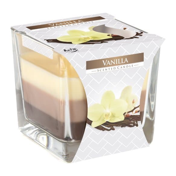 Vanilla rainbow jar candle pack of two
