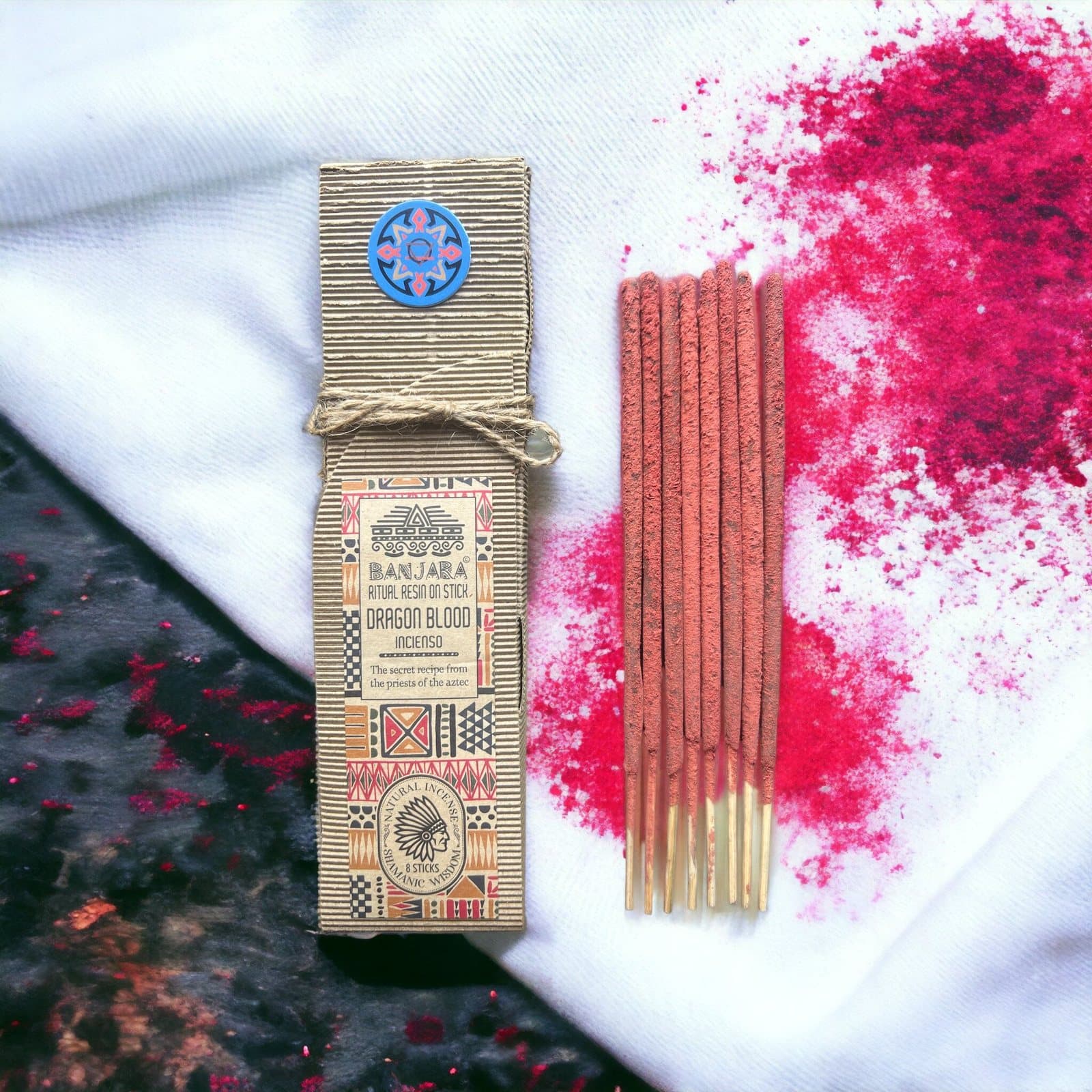 Dragon blood resin on stick incense sticks