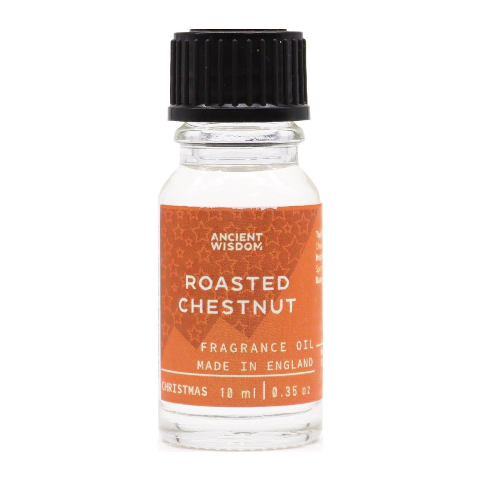 Pack of 2 roasted chestnut fragrance oils, 10 ml each
