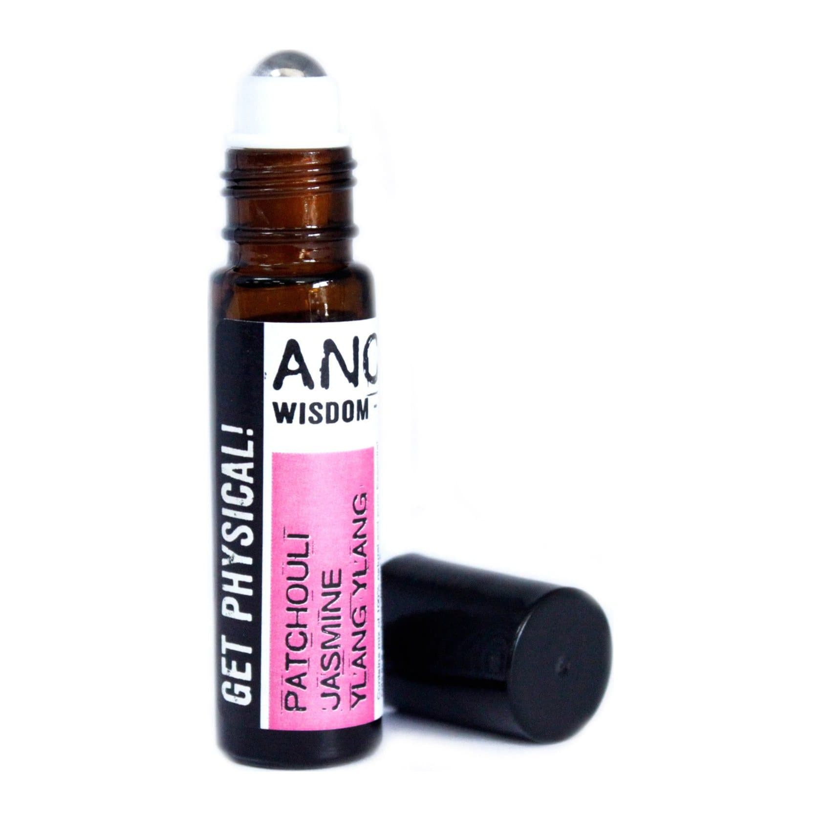 10 ml roll-on essential oil blend of patchouli, jasmine and ylang ylang