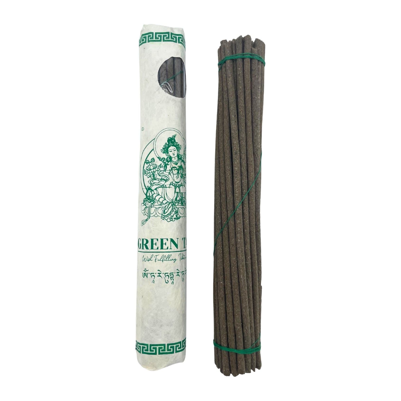 Roll of Green Tara Tibetan incense sticks