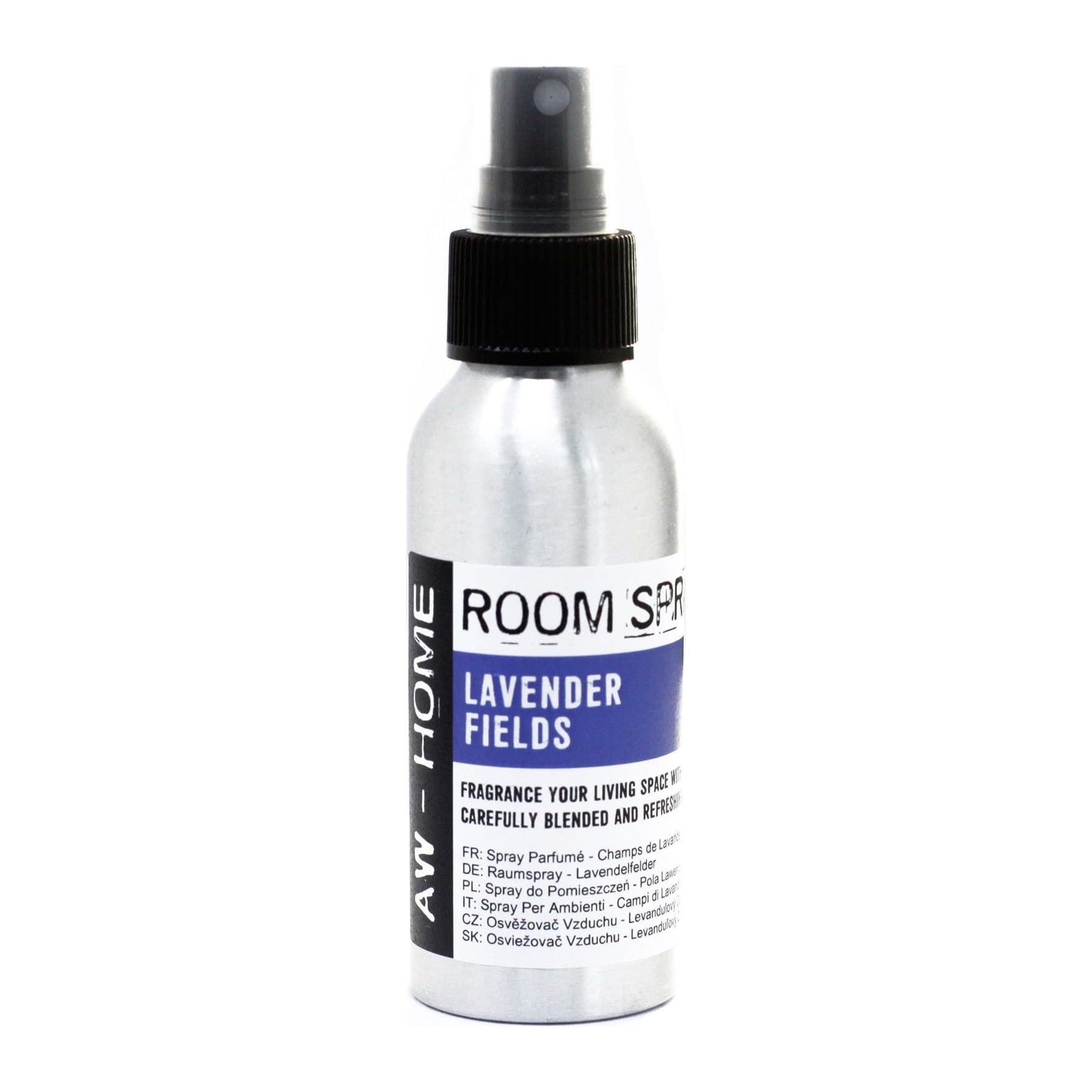 Lavender Fields room spray, pack of 2 aluminium bottles