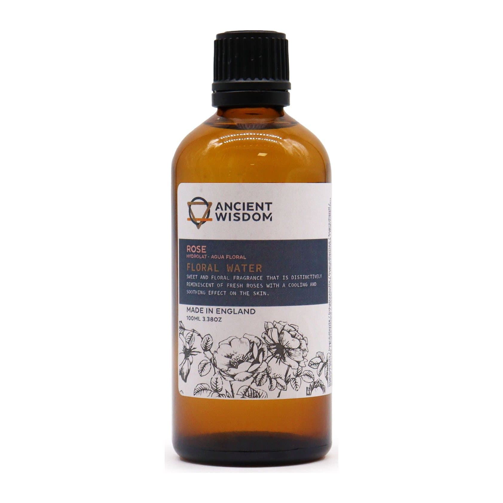 Rose hydrolat floral water, 100 ml