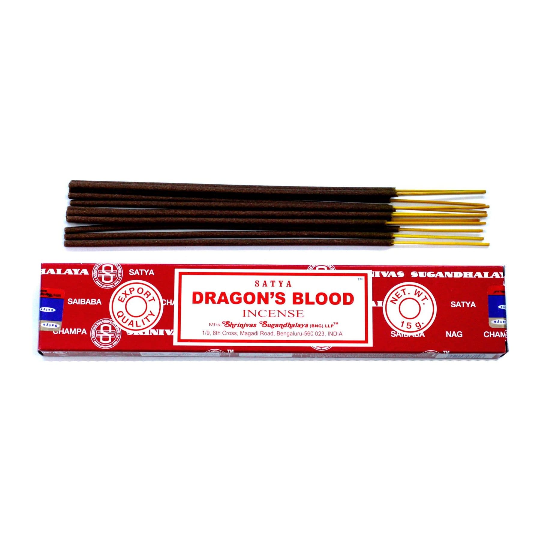 Two packs of Satya Dragon Blood incense sticks
