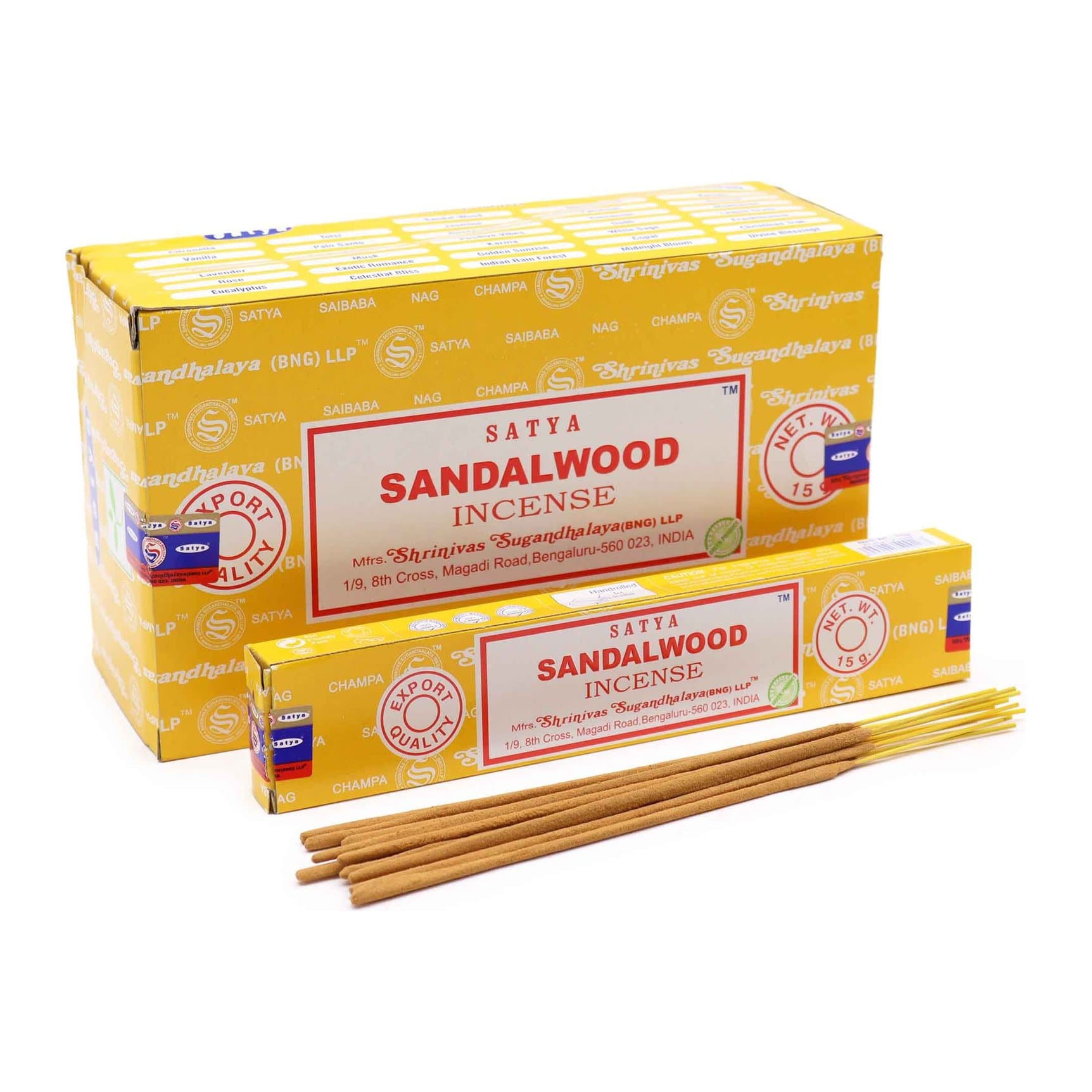 Pack of 2 sandalwood incense sticks