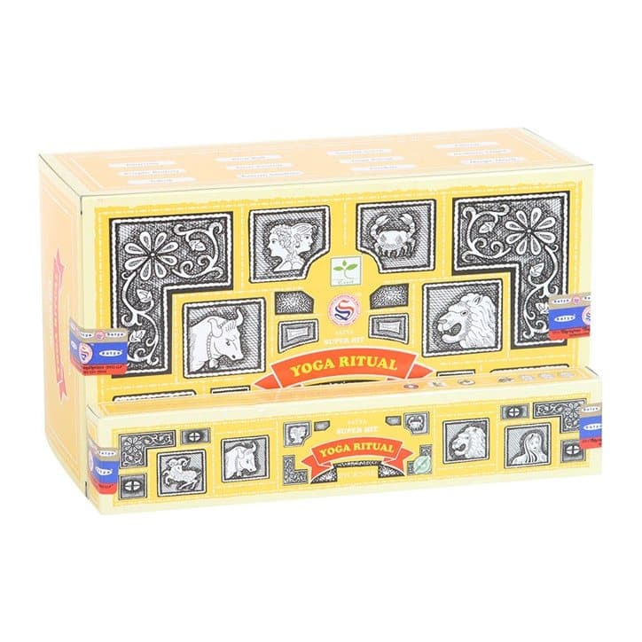 Box of 12 Satya Superhit Yoga Ritual incense packs