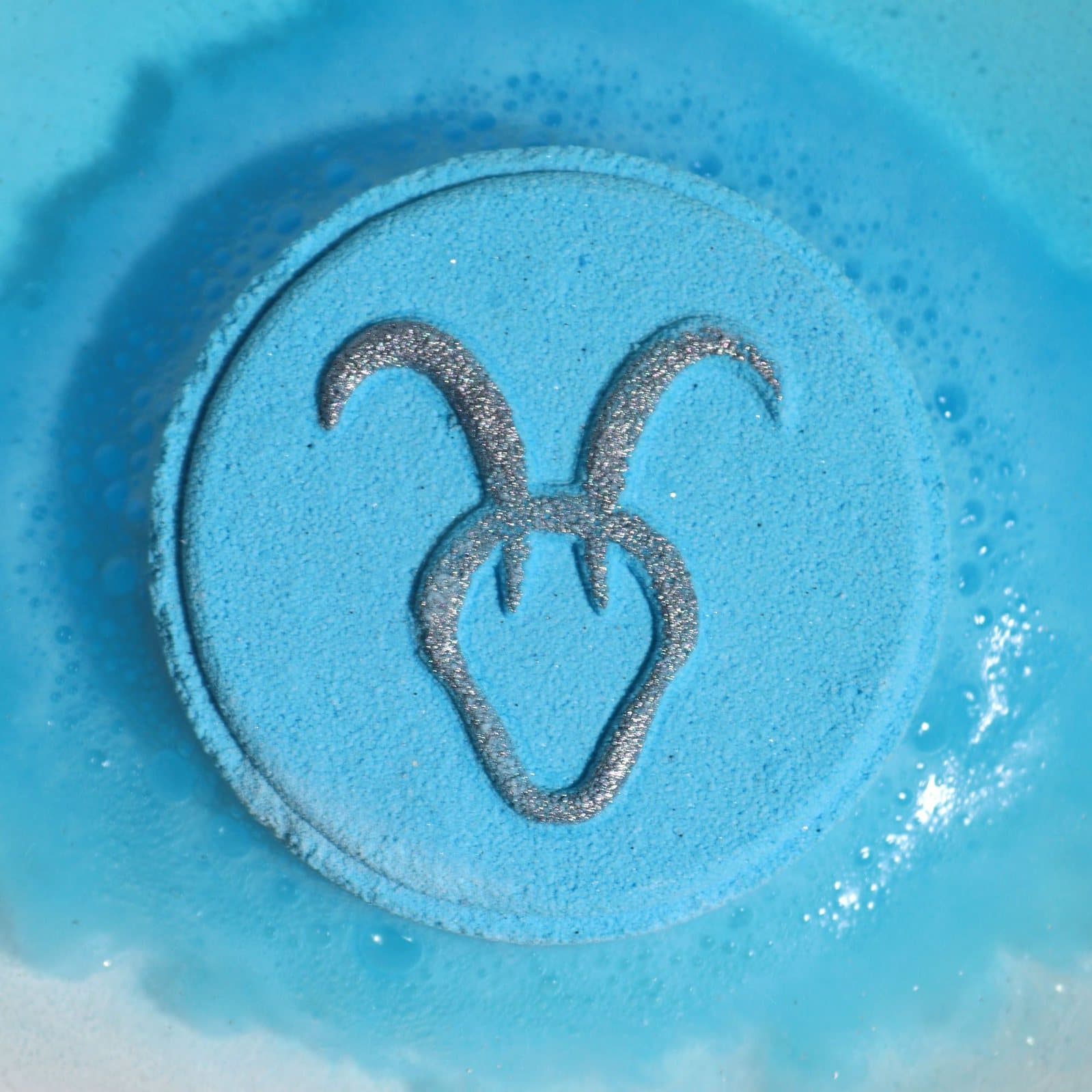 Set of two Capricorn zodiac bath fizzers