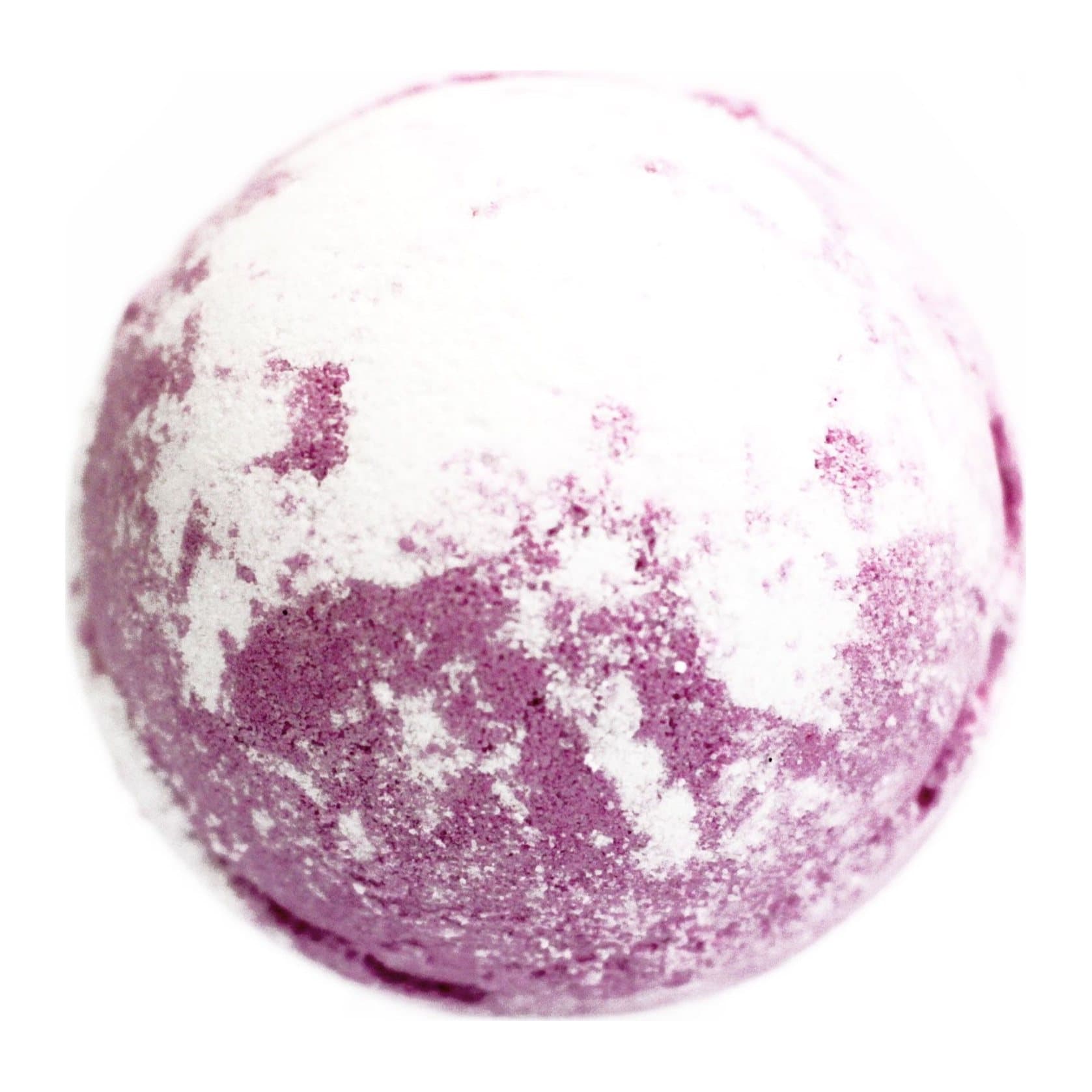 Pack of two raspberry and black pepper shea butter bath bombs