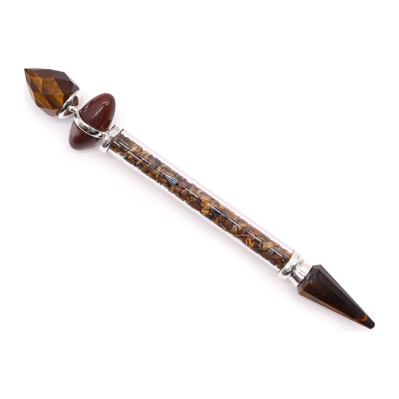 Tiger eye Shiva lingam magic wand