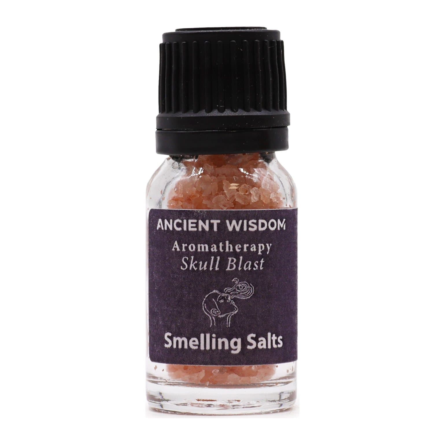 Skull Blast aromatherapy smelling salts, pack of two