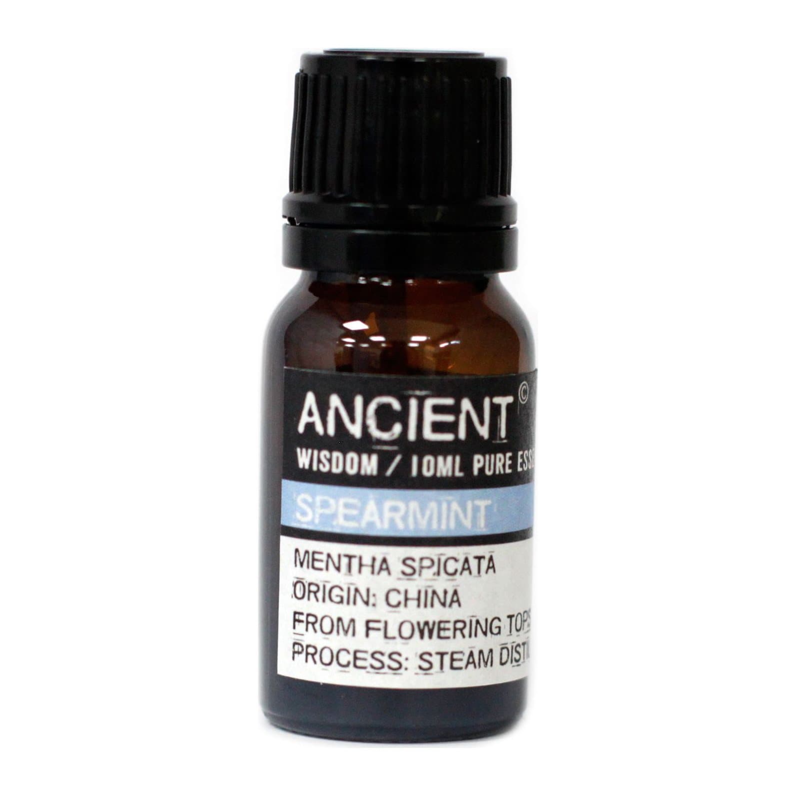 Pack of two 10 ml spearmint essential oil bottles