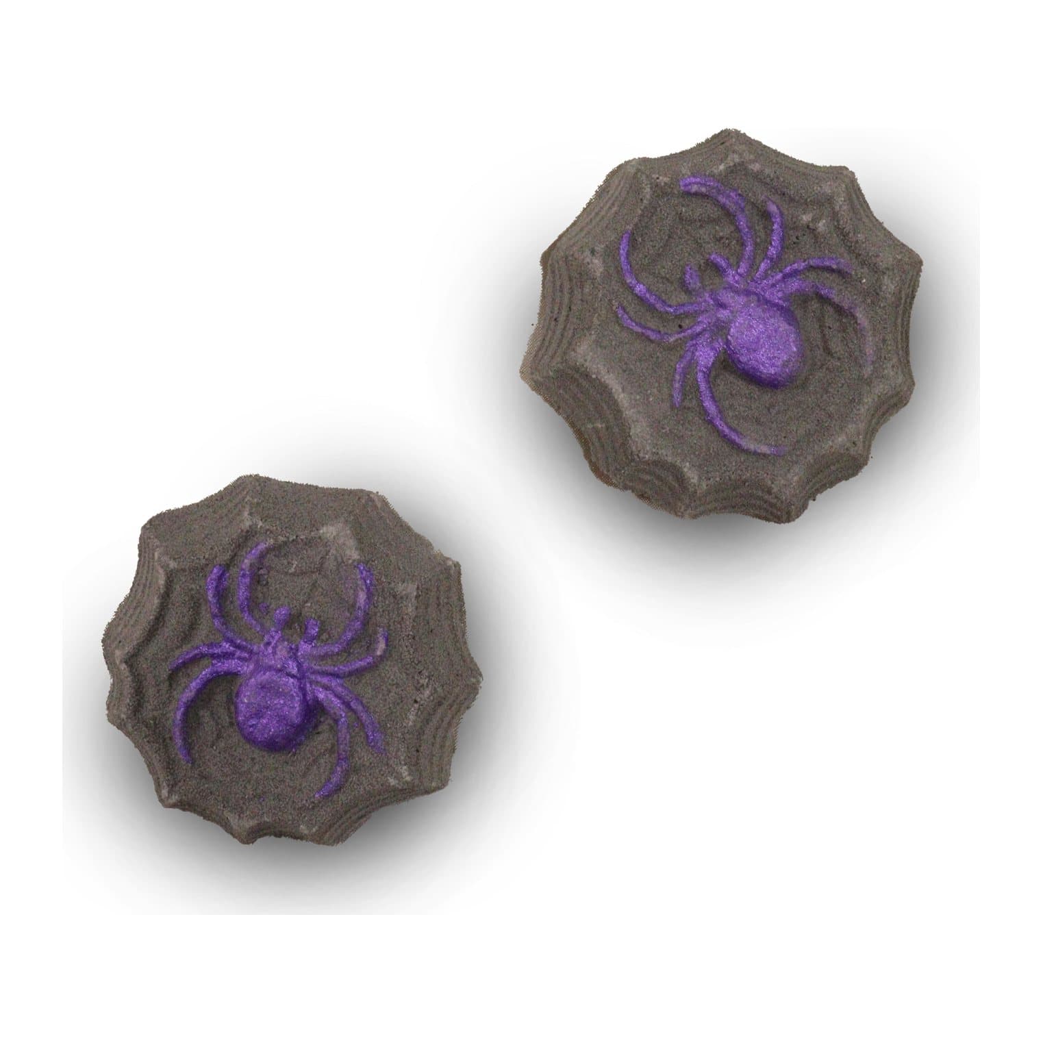 Spider Halloween bath bomb pack of 2 with a spider design